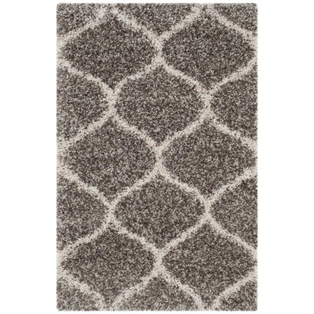 Safavieh Hudson Shag Accent Area Rug, Grey and Ivory - 2 x 3 ft. SGH280B-2